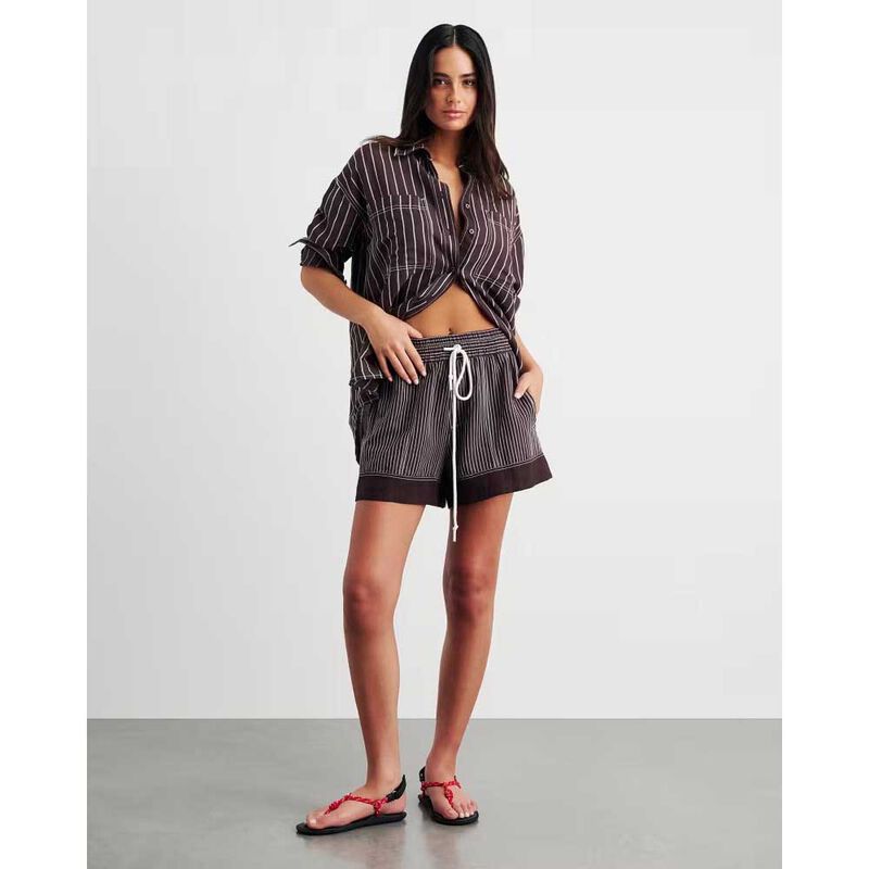 JAG Gigi Stripe Pull On Short image number 3